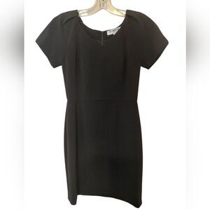 OF MERCER Black Lined Henry Dress Officewear NWT Size 00 High Quality